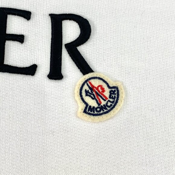 Moncler White Hoodie Sweatshirt S - Picture 8 of 8